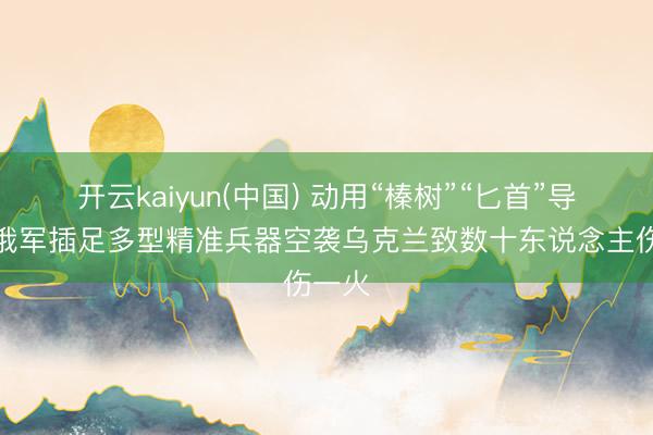 开云kaiyun(中国) 动用“榛树”“匕首”导弹，俄军插足多型精准兵器空袭乌克兰致数十东说念主伤一火