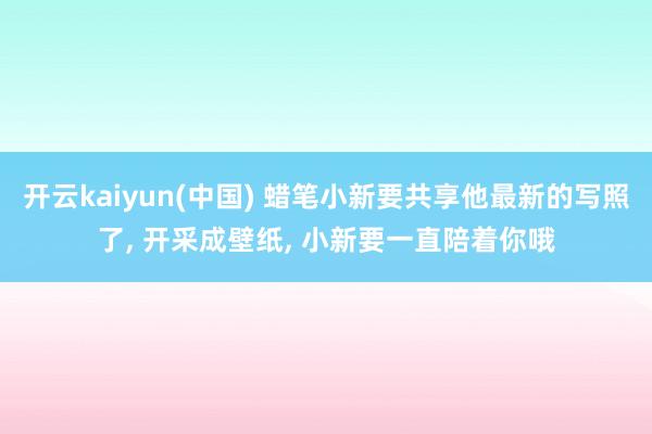 开云kaiyun(中国) 蜡笔小新要共享他最新的写照了， 开采成壁纸， 小新要一直陪着你哦